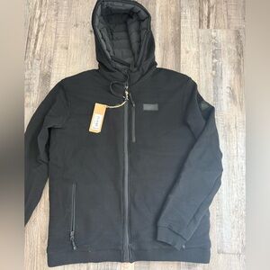 TOBE Black Vortex Hooded Jacket